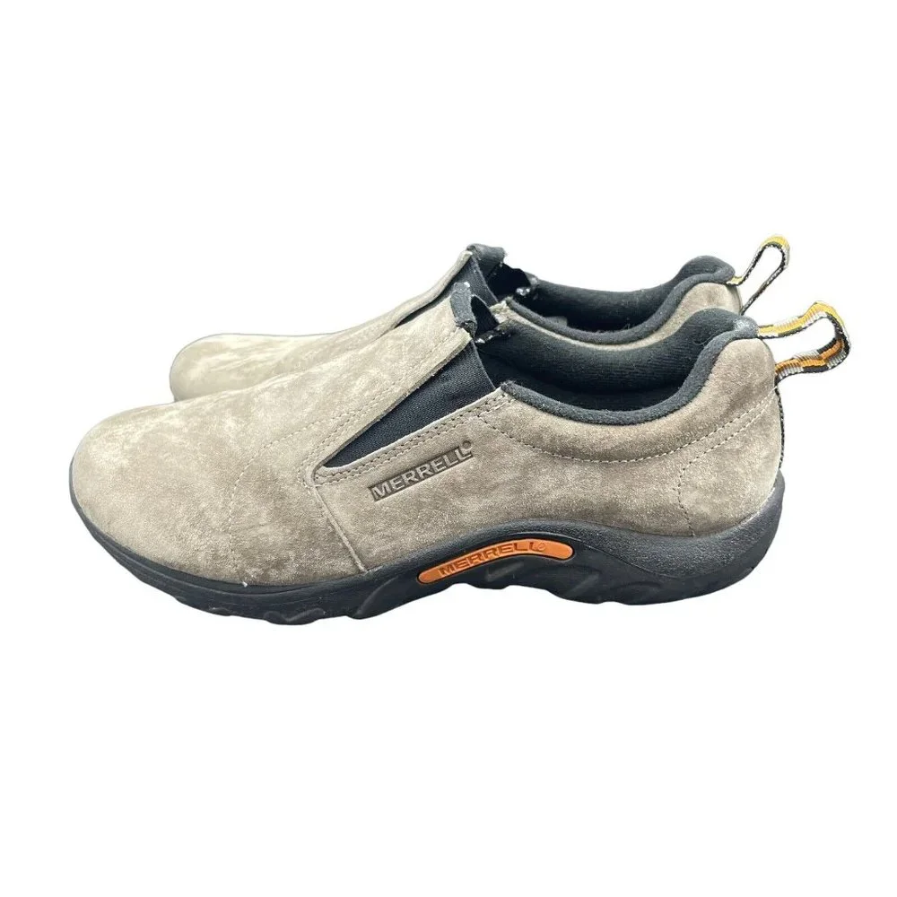 Merrell Jungle Moc Shoes Boys 6.5 M Tan Leather Clogs J95635 Loafers